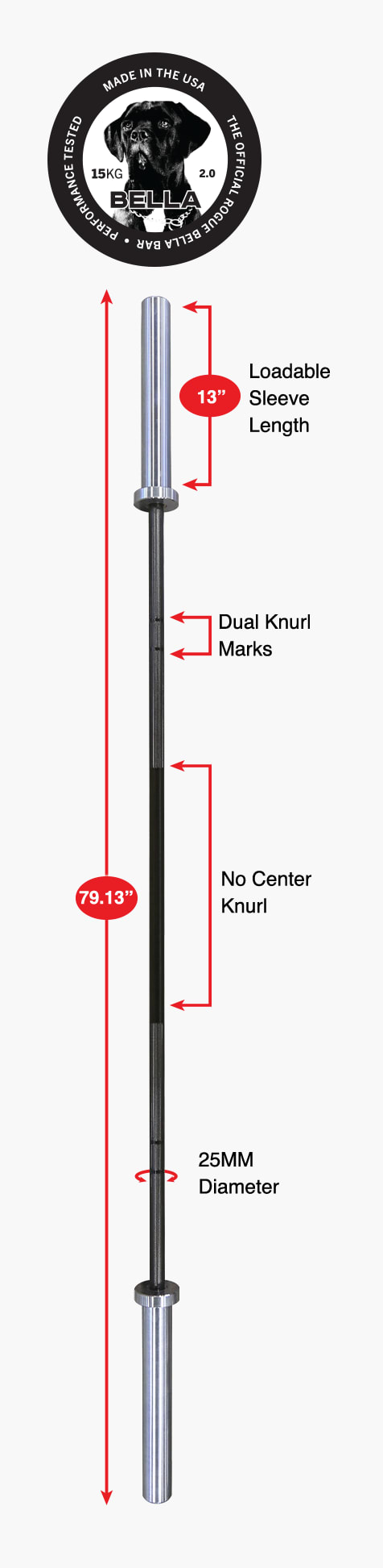 Rogue bar best sale 2.0